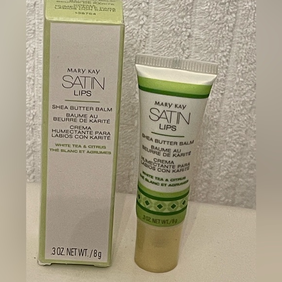 Mary Kay Satin Lips Shea Butter Balm White Tea and Citrus NWT - Picture 2 of 6